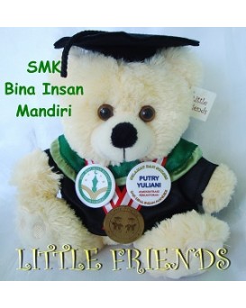 Boneka Wisuda SMK Bina Insan Mandiri (25 cm)